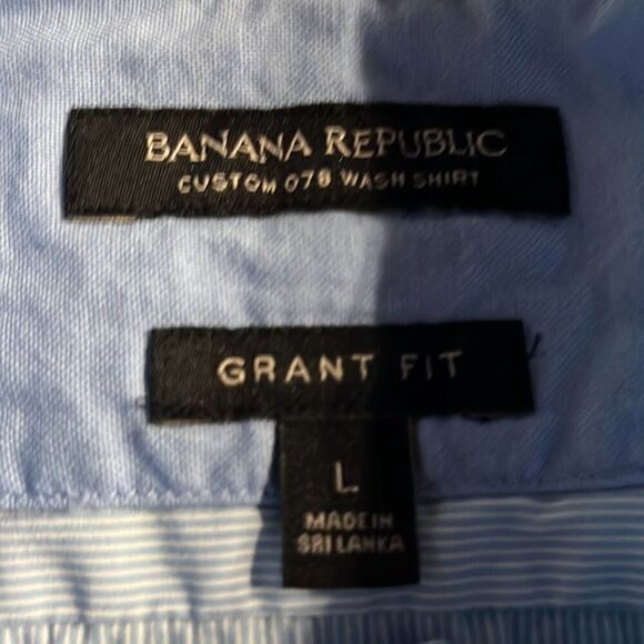 Banana Republic Men’s L Grant Fit Button Down - Picture 5 of 10